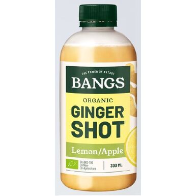 SHOT IMBIROWY Z JABŁKIEM I CYTRYNĄ BEZ DODATKU CUKRÓW BIO 300ml 