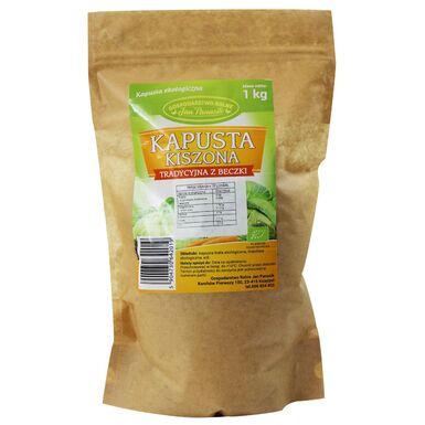 przecena KAPUSTA KISZONA BIO 1kg (DOYPACK) 