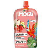 MUS JABŁKO BANAN TRUSKAWKA BEZ DODATKU CUKRÓW DEMETER BIO 120g 21577