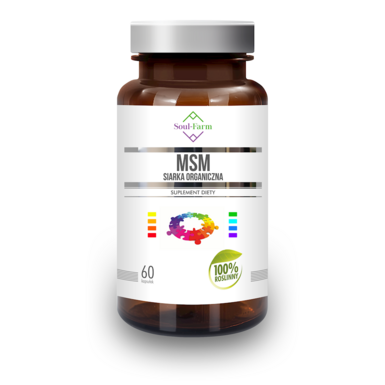 MSM SIARKA ORGANICZNA (650 mg) 60 KAPSUŁEK 