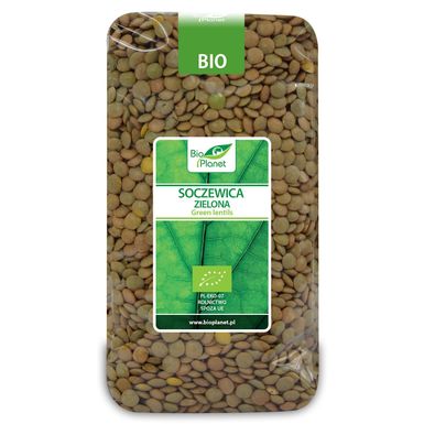 SOCZEWICA ZIELONA BIO 500g 