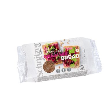 CHLEB WIELOZIARNISTY KROJONY BEZGLUTENOWY BIO 250g 