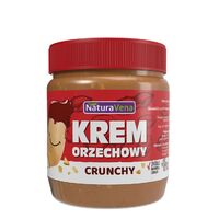 KREM ORZECHOWY CRUNCHY 100 % BEZ DODATKU SOLI I CUKRÓW 340g  