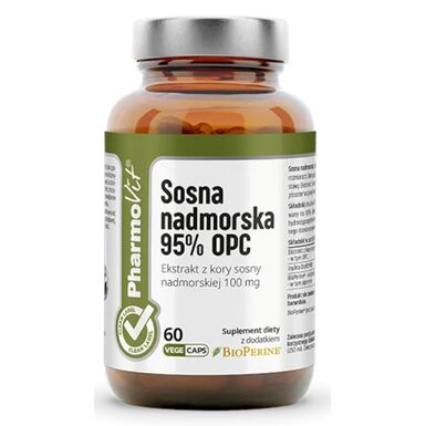 SOSNA NADMORSKA EKSTRAKT (100 mg) BEZGLUTENOWY 60 KAPSUŁEK 