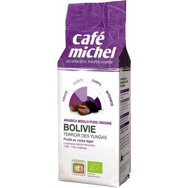 KAWA MIELONA ARABICA 100 % BOLIWIA FAIR TRADE BIO 250g 