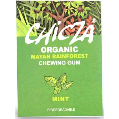 GUMA DO ŻUCIA O SMAKU MIĘTY (BIODEGRADOWALNA) BIO 30g 