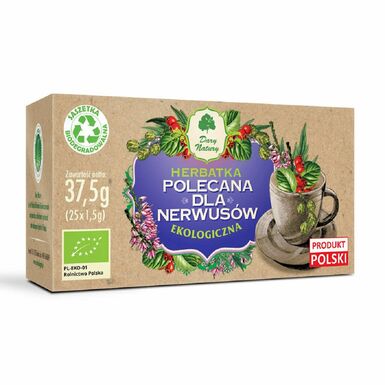 HERBATKA DLA NERWUSÓW BIO (25 x 1,5g) 37,5g 
