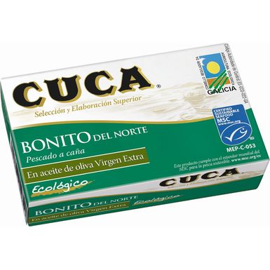 TUŃCZYK BONITO MSC W BIO OLIWIE Z OLIWEK EXTRA VIRGIN 112g (82g) 
