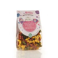 MAKARON (KUKURYDZIANY TRÓJKOLOROWY) DLA DZIECI JEDNOROŻCE BEZGLUTENOWY BIO 250g 25015