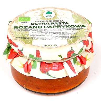 PASTA RÓŻANO PAPRYKOWA BIO 200g 