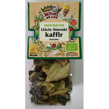 LIŚCIE LIMONKI KAFFIR SUSZONE BIO 7g 