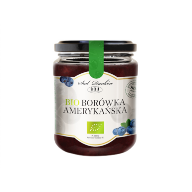 BORÓWKA AMERYKAŃSKA 80 % BIO 260g 