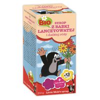 SYROP DLA DZIECI Z BABKI LANCETOWATEJ I DZIKIEJ RÓŻY BIO 250g 11845