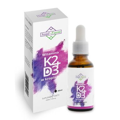 WITAMINA K2 MK7 + D3 FORTE W KROPLACH 30ml 