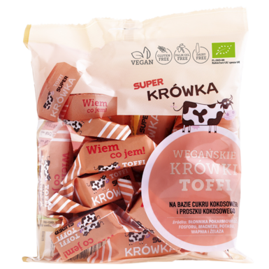 KRÓWKI TOFFI BEZMLECZNE BEZGLUTENOWE BIO 150g 
