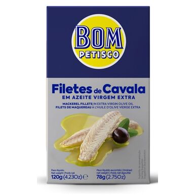 MAKRELA FILETY W OLIWIE Z OLIWEK EXTRA VIRGIN 120g (78g) 