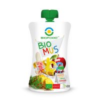 MUS ANANAS BANAN JABŁKO BEZGLUTENOWY BIO 120g 14834