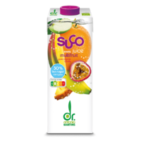 NAPÓJ EGZOTYCZNY WIELOOWOCOWY 30 % MNIEJ CUKRU BIO 1L 20916