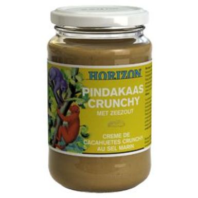 KREM Z ORZESZKÓW ZIEMNYCH CRUNCHY Z SOLĄ MORSKĄ BIO 350g 