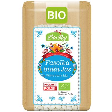 FASOLKA BIAŁA JAŚ BIO (POLSKA) 400g 