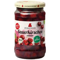 WIŚNIE W LEKKIM SYROPIE BEZGLUTENOWE BIO 360g (195g) (SŁOIK) 29069