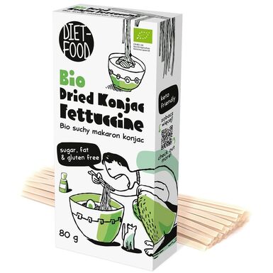 MAKARON (SUCHY KONJAC) FETTUCCINE BEZGLUTENOWY BIO 80g 