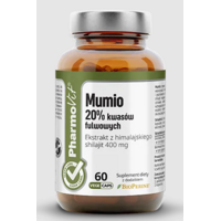 MUMIO EKSTRAKT (400 mg) BEZGLUTENOWY 60 KAPSUŁEK 26182