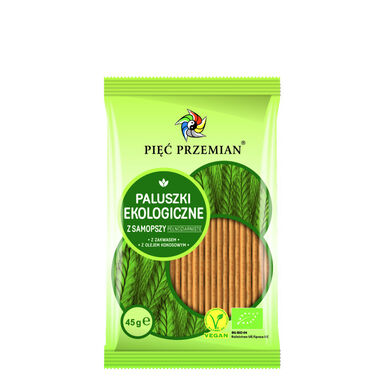 PALUSZKI Z SAMOPSZY PEŁNOZIARNISTE BIO 45g 