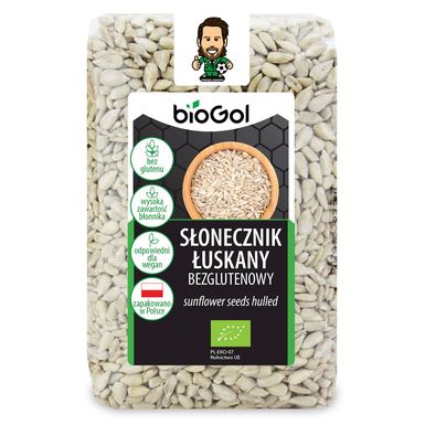 SŁONECZNIK ŁUSKANY BEZGLUTENOWY BIO 350g 