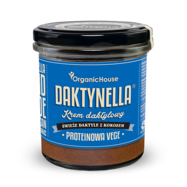 KREM PROTEINOWY KOKOS DAKTYLE MEDJOOL BEZGLUTENOWY BIO 280g 