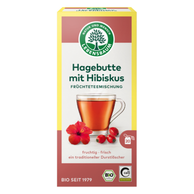 HERBATKA DZIKA RÓŻA Z HIBISKUSEM BIO (20 x 2,5g) 50g 