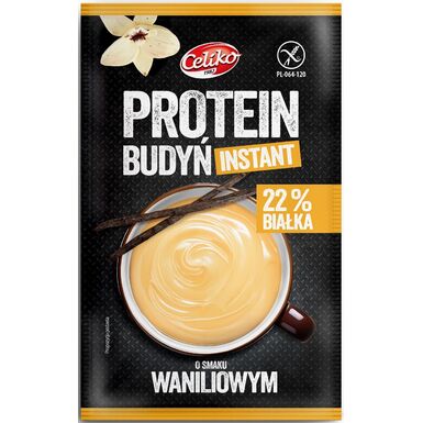 BUDYŃ PROTEINOWY INSTANT O SMAKU WANILIOWYM BEZGLUTENOWY 40g 