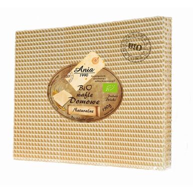 WAFLE DOMOWE NATURALNE BEZ DODATKU CUKRÓW BIO 190g 