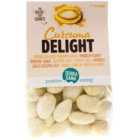 MIGDAŁY W CZEKOLADZIE BIAŁEJ, KURKUMIE I KOKOSIE BIO 150g 12397