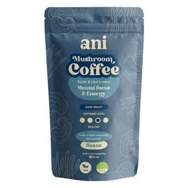 KAWA ZIARNISTA ARABICA Z REISHI I LION'S MANE BIO 350g 