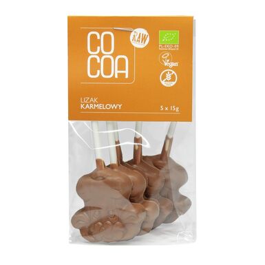 LIZAKI KARMELOWE BEZGLUTENOWE BIO (5 x 15g) 75g 