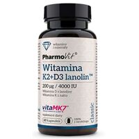 WITAMINA K2 + D3 BEZGLUTENOWA 60 KAPSUŁEK 27973