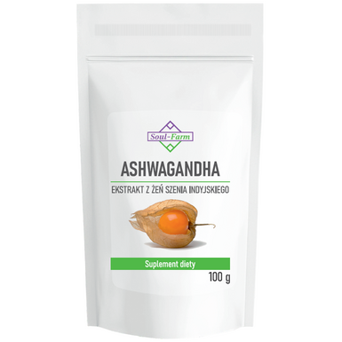 ASHWAGANDHA EKSTRAKT PROSZEK 100g 