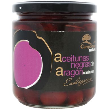 OLIWKI CZARNE Z PESTKĄ W ZALEWIE BIO 350g (200g) 