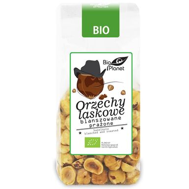 ORZECHY LASKOWE BLANSZOWANE PRAŻONE BIO 100g 
