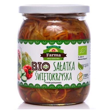 SAŁATKA ŚWIĘTOKRZYSKA BEZGLUTENOWA BIO 480g (320g) 
