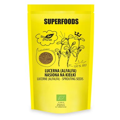 LUCERNA (ALFALFA) NASIONA NA KIEŁKI BIO 200g 