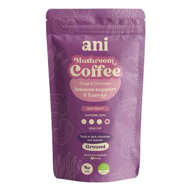 KAWA MIELONA ARABICA Z CHAGA I CORDYCEPS BIO 350g 