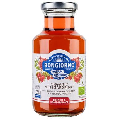 NAPÓJ O SMAKU OWOCÓW JAGODOWYCH I GRANATU Z OCTEM BALSAMICZNYM Z MODENY BIO 250ml 