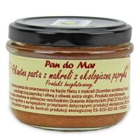 PASTA Z MAKRELI Z BIO PAPRYKĄ PIKANTNA BEZGLUTENOWA 125g (SŁOIK) 21739