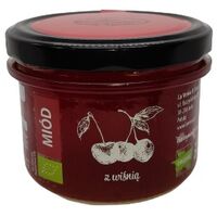 MIÓD NEKTAROWY WIELOKWIATOWY Z WIŚNIĄ BIO 260g 21788