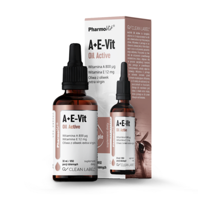 WITAMINA A + E W KROPLACH BEZGLUTENOWE 30ml 
