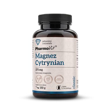CYTRYNIAN MAGNEZU PROSZEK BEZGLUTENOWY 150g 