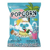 POPCORN Z NIEBIESKIEJ KUKURYDZY Z OLEJEM KOKOSOWYM I SOLĄ HIMALAJSKĄ BEZGLUTENOWY BIO 20g 17633