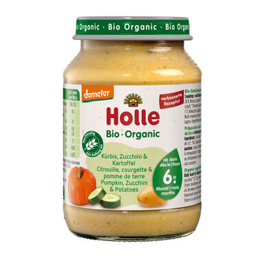 DYNIA Z CUKINIĄ I ZIEMNIAKAMI BEZ DODATKU CUKRÓW BEZGLUTENOWE OD 6 MIESIĄCA DEMETER BIO 190g 